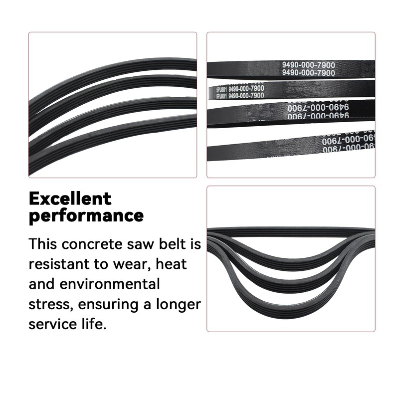 LGLVATV Concrete Saw Belt Kit Fits for Stihl TS420 TS500i
