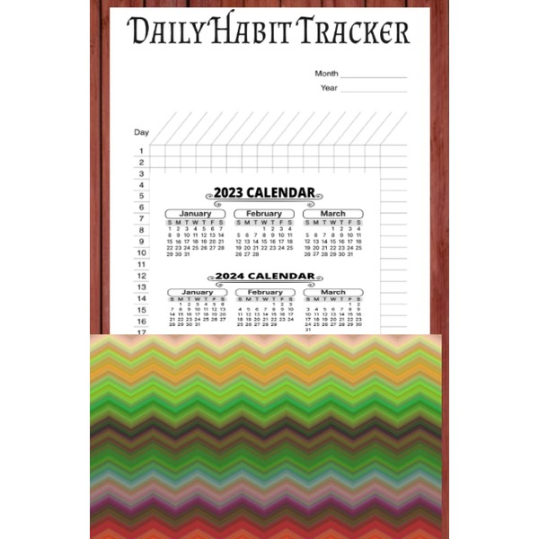 Daily Habit Tracker: Daily Habit tracking Notebook Journal Undated, Monthly