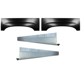 MotorCity-SheetMetal Extended Cab Rocker Panels And Rear Wheel Arch Chevy Silverado GMC Sierra 99-07