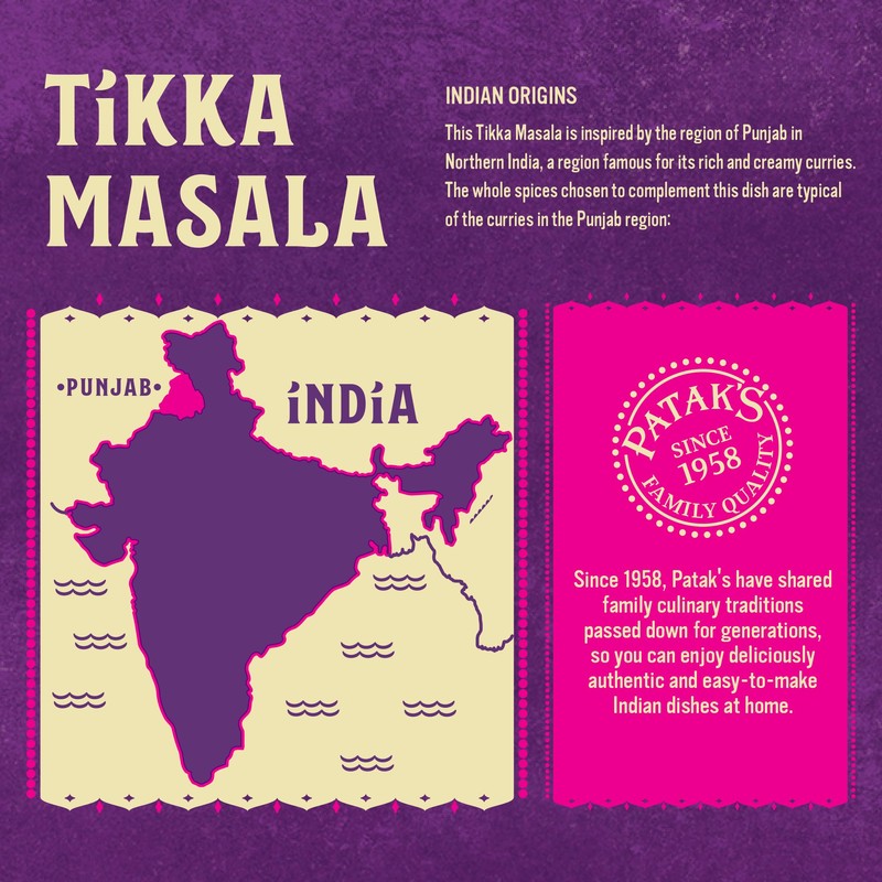 Patak's Tikka Masala 3-Step Sauce Kit (11 oz each, 6-Pack)