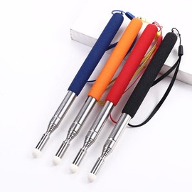 4PCS Leadigol Pointer Pen Portable Presenter Pointing Telescopic Stainless Steel Extendable Retractable for Teaching