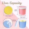 MATICAN Paper Ice Cream Cups with Lids, 40-Pack 325ml Soup