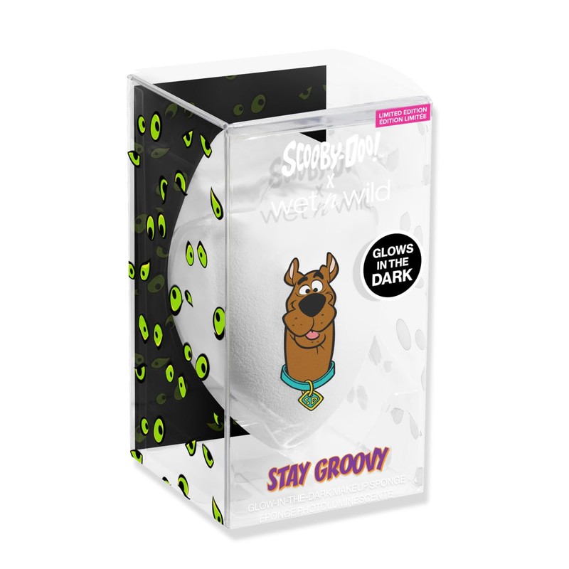 wet n wild Scooby-Doo Glow-in-the-Dark Makeup Sponge, Teardrop Shape for