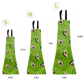 Yanmucy Chicken Duck Goose Diaper Washable Pet Fruit Print Diapers for Hens Roosters Poultry (Avocado, Medium)