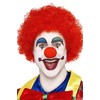 Smiffys Crazy Clown Wig Red