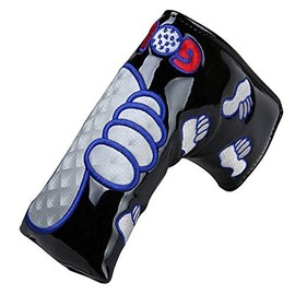 Scotty Cameron Putter Cover with GoodJob Embroidery. Pink, Orange, Gordo. Silver.Crimson. Yellow.Red.White (Black)