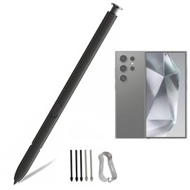 SLAUNT Galaxy S24 Ultra 5G S Pen (Without-Bluetooth) Replacement S Pen Tips Nibs Compatible with Galaxy S24 Ultra 5G SM-S928U S928W S928 Replacement Touch Pen+5xTips/Nibs (Ttitanium Black)