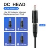DC 15V 1A Charger for Car Jump Starter Power Supply