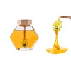 Honey Jar with Dipper and Lid Cute Honey Pot for