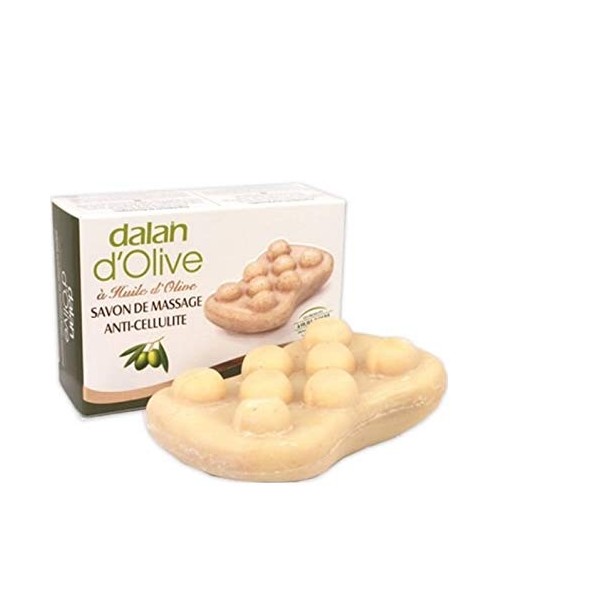 3 x Dalan d'Olive - Massage Soap & Anti-Cellulite - 150 g