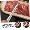 ULTECHNOVO 2Pcs Stainless Steel BBQ Tongs Reusable Kitchen Serving Clips