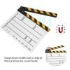 30x25CM Acrylic Movie Clapperboard Professional Director Action Clap Film Photography