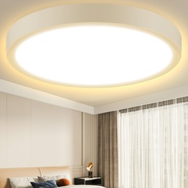 Aigostar LED Ceiling Light Flat 24 W, 3000 K, Diameter 289 mm, 2500 LM Lamps Ceiling Ideal for Living Room, Bedroom, Kitchen, Balcony, Warm White LED Lamps, Ceiling Lamps, Diameter 289 mm x Height 38