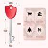 Radar Key for Disabled Toilets UK, Disabled Toilet Key, Red,