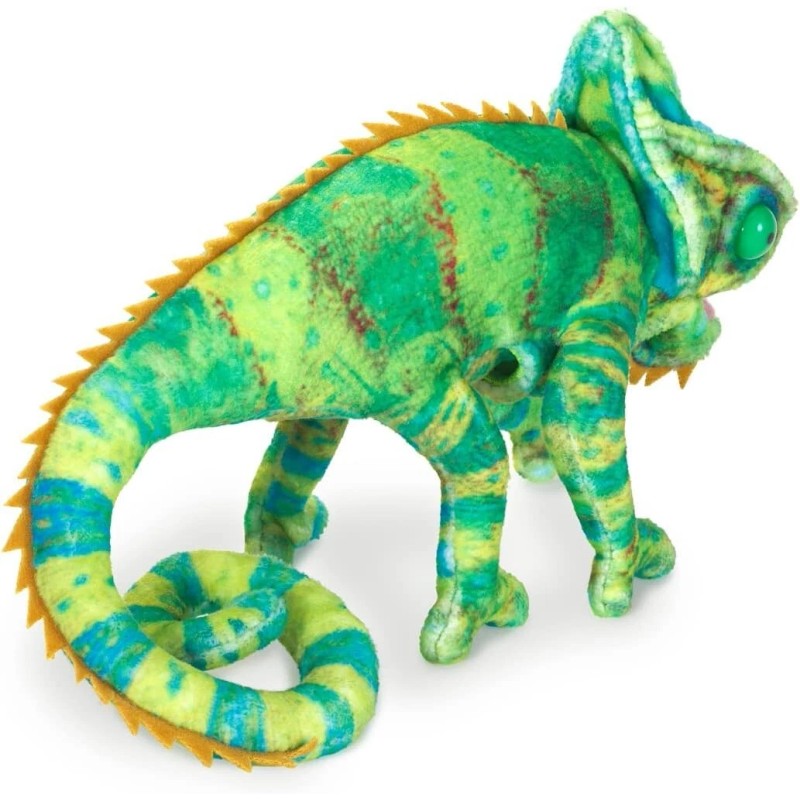 Folkmanis Mini Chameleon Finger Puppet 6 inches