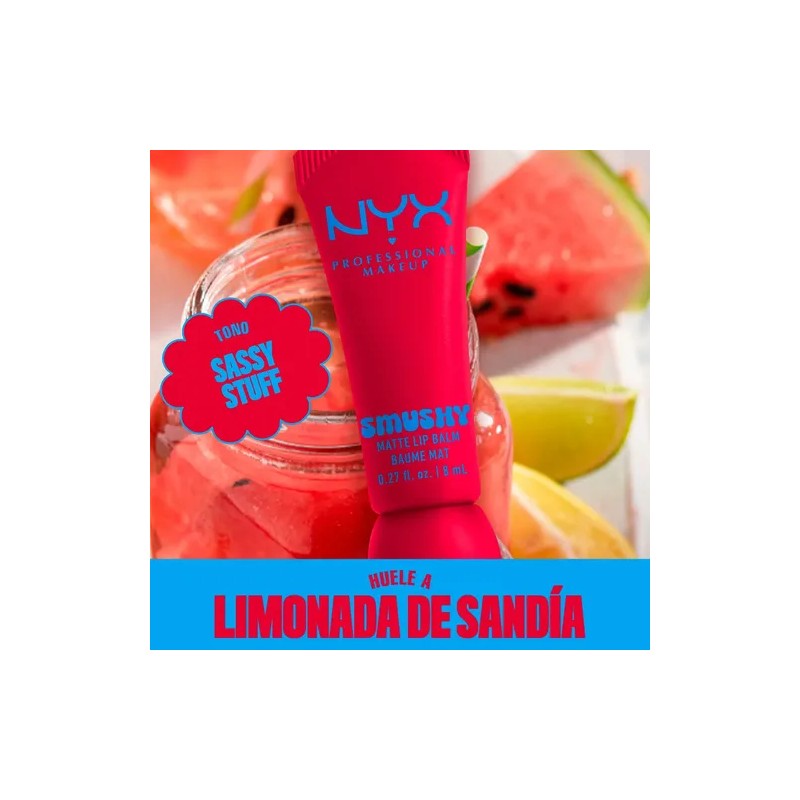 Bálsamo Labial Smushy Matte De Nyx Professional Makeup