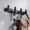 Vanloory Coat Hook Rack, Wall Mounted Coat Rack with 4