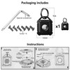 IPX8 Waterproof AirTag Holder, Shukbeta 1-Pack AirTag Keychain Holder case,