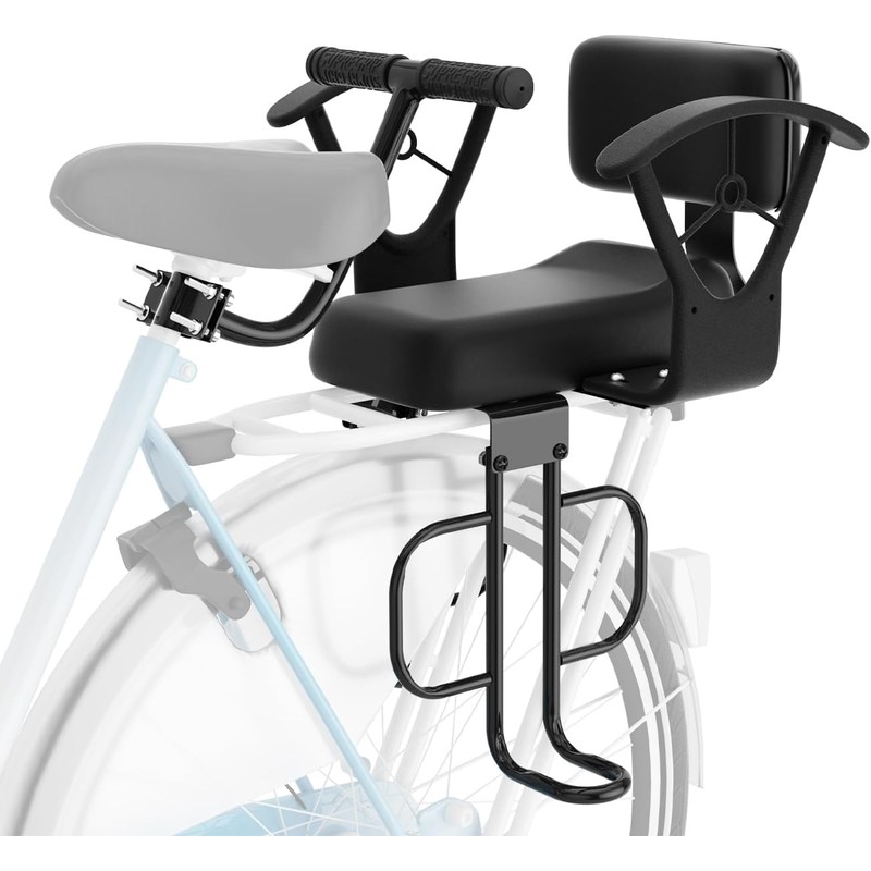 Rear Child Bike Seat for Family Rides – Adjustable Backrest,