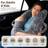 Plzpik Car Pillow for Kids, Removable, Washable Pillowcases and Pillow