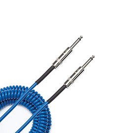 D'Addario Spiral Instrument Cable - Blue 9m