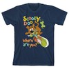 Scooby Doo Where Are You Pup Youth Navy T-shirt