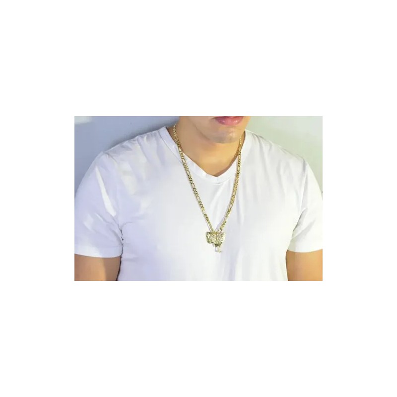 Hermoso Dije Gallo Grande. Chapa De Oro 18k. Sin Cadena