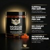 Creatine Monohydrate Gummies 5000mg - BCAA, L-Taurine & B12 -
