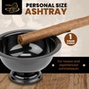 Stinky Cigar Personal Size Ashtray - Compact, Durable Windproof Stainless