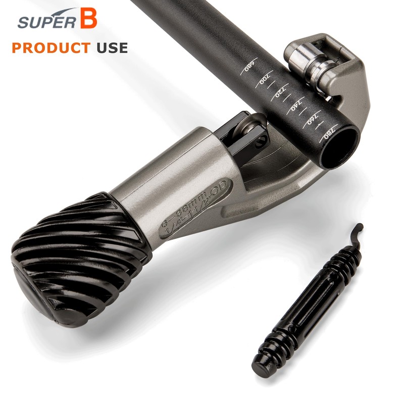 Super B Tubing Cutter- Pipe Cutter Tool 1/4"-1-1/2"OD -Copper, Aluminum,