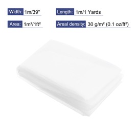 sourcing map 1 Pcs Fiberglass Mat, 0.1 Oz Fiberglass Surface Mat 1x1m(39'' Wide x 1.09yd Long) for Cars Boats Vacuum Bagging Molding Composites Repair