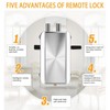 VLUOO Electronic Deadbolt Door Lock, Anti-Theft Remote Deadbolt Door Lock