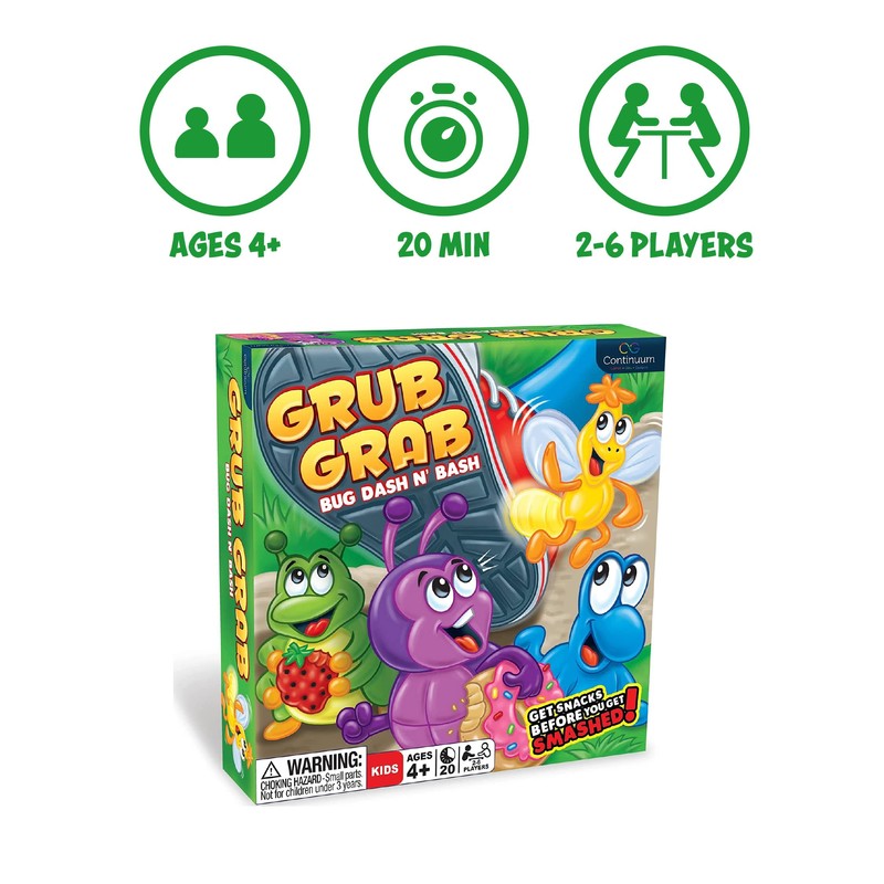 Grub Grab Board Games for Kids 4-6 Interactive Game Ant