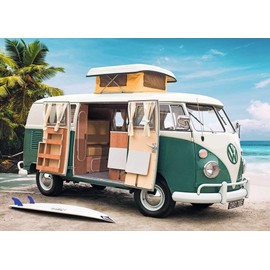 Ravensburger Volkswagen VW T1 Camper Van 1000 Piece Jigsaw Puzzles for Adults and Kids Age 12 Years Up