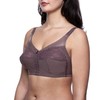 frugue Minimizer Wireless Comfort Sleep Bra Grey US 38 G