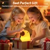 Rytinazzz Capybara Night Light for Kids, Squishy Lamp, 1200mAh Long-Lasting