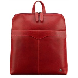 VISCONTI Leather Mila Backpack S44 Red