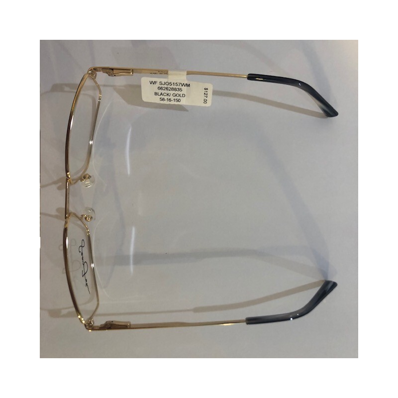 Sean John SJO5157 Black/Gold Eyeglass Frames 58-16-150