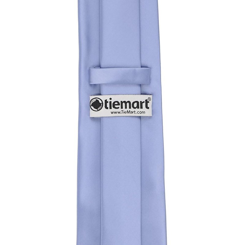 tiemart Premium Solid Color Necktie (Periwinkle)