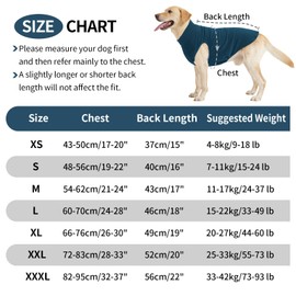 HEYWEAN Hundepullover Fleece Pullover Hund Winter Hundemantel Warm Hunde Sweatshirt Stretch Hund Schlafanzug Hundeweste Fleece Hundebekleidung Weicher Hundepullover für Kleine Mittelgroße Grosse Hunde