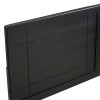 Pemberly Row Full Modern Rubberwood and MDF Headboard in Black