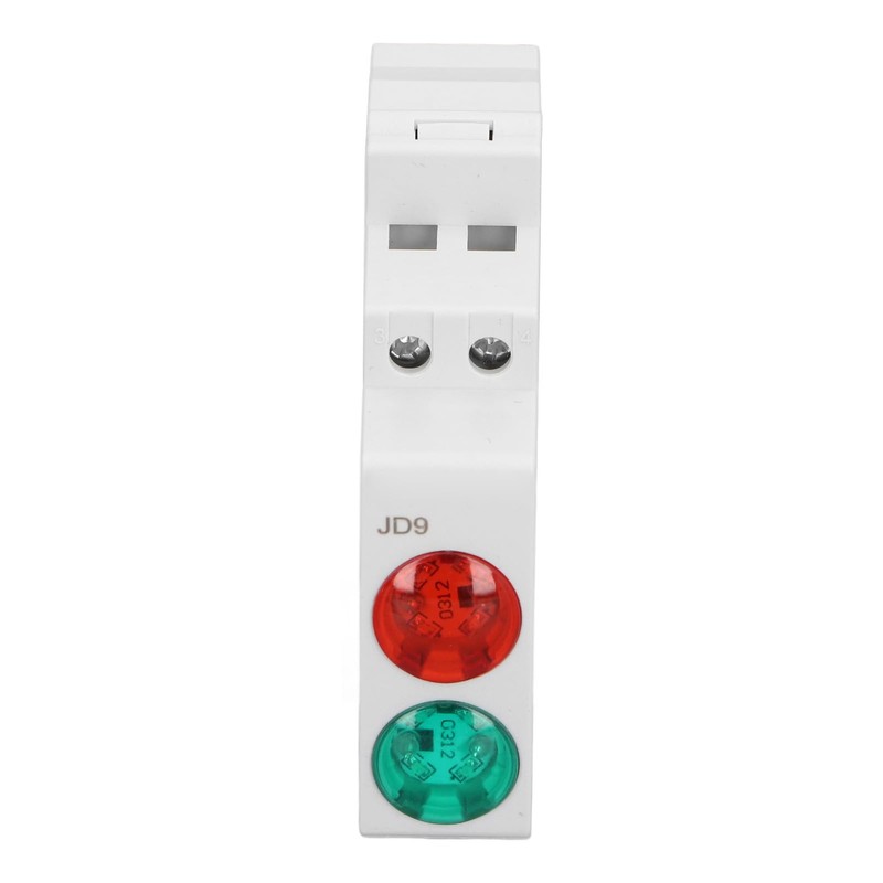 DIN Rail Mount LED Indicator LightRed Green Dual Colour PC