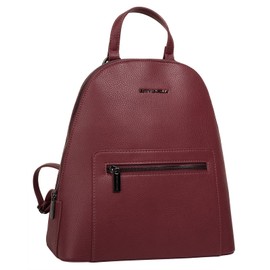 Betty Barclay Women's Synthetic Fibre Backpack, Smartphone Compartment, Stylish City Backpack, Robust Backpack, 1 Main Compartment with Zip, Bottom Rivets for Stability | 022011, red