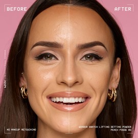 NYX PROFESSIONAL MAKEUP Wonder Snatch Setting Powder, Lifting Loose Powder With Up To 16HR Wear - Peach Posse (Brightening Peach)