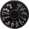 Nail Ssen Nail Art Nail Stone Parts Set (S)-003 MC Stone Crystal Color / 네일쎈 네일아트 네일스톤파츠세트(S)-003 MC 스톤 크리스탈 칼라