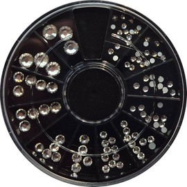 Nail Ssen Nail Art Nail Stone Parts Set (S)-003 MC Stone Crystal Color / 네일쎈 네일아트 네일스톤파츠세트(S)-003 MC 스톤 크리스탈 칼라