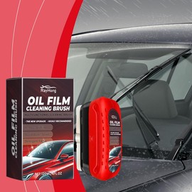 Sperax Automotive Oil Film Cleaning Brush, car windshield new glass coating oil film remover, windshield renovation decontamination cleaning oil film cleaning agent - Color: 1 pcs