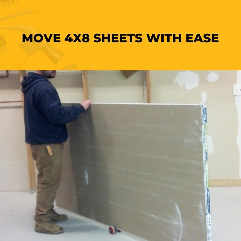 FastCap Speed Skate Sheet Dollie with Polyurethane Wheels, 500 LB