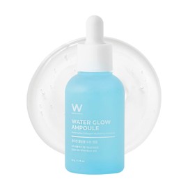 WONJIN EFFECT WATER GLOW AMPOULE 1.76 fl Oz, Moisturizing, Hydrating, Collagen, Oil Free, Hyaluronic Acid, Niacinamide, Panthenol Vitamin B5, Azulene, KBeauty