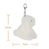 Apricot Lamb Rabbit vid bunny keychain cute keychain, soft stuffed